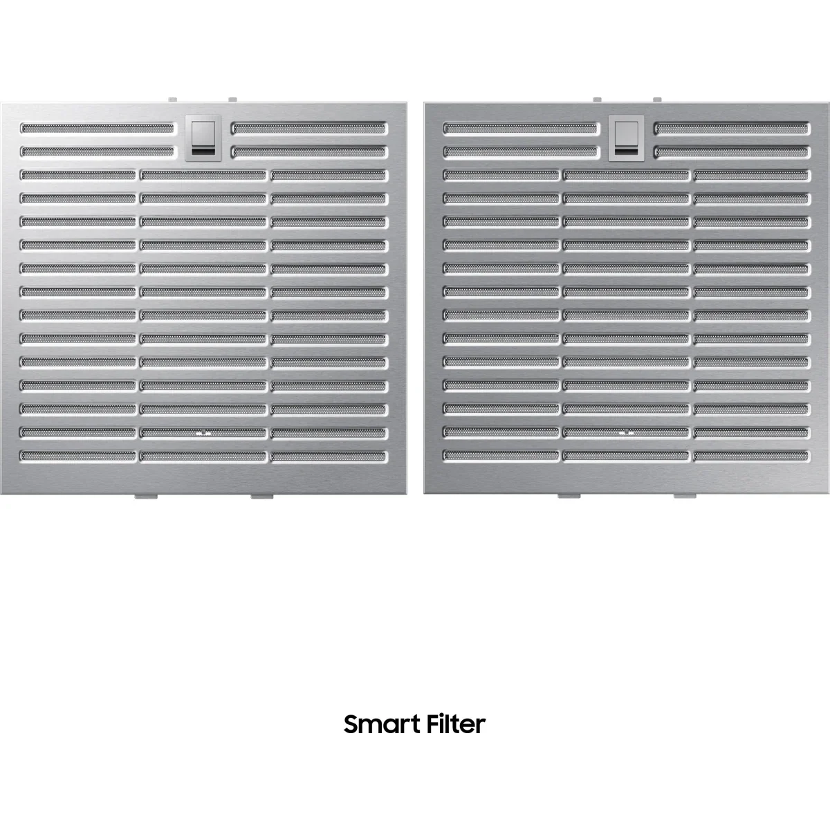 Samsung NK36CB700W12 36 Inch Smart Wall Mount Chimney Range Hood with 630 CFM Fan, 4 Speeds, 50 dBA, Wi-Fi Connectivity, Triple Air Sensor, LED Bar Lighting, Touch Controls, Dishwasher Safe Baffle Filters, and ADA Compliance: Clean White Panel