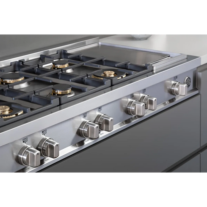 Bertazzoni Professional Series PROF304DFSARTLP 30 Inch Freestanding Professional Dual Fuel Range with 4 Sealed Burners, 4.6 Cu. Ft. Oven Capacity, Continuous Grates, Self Clean, Elegant Digital Gauge, Food Temperature Probe, Dual-Ring Power Burners