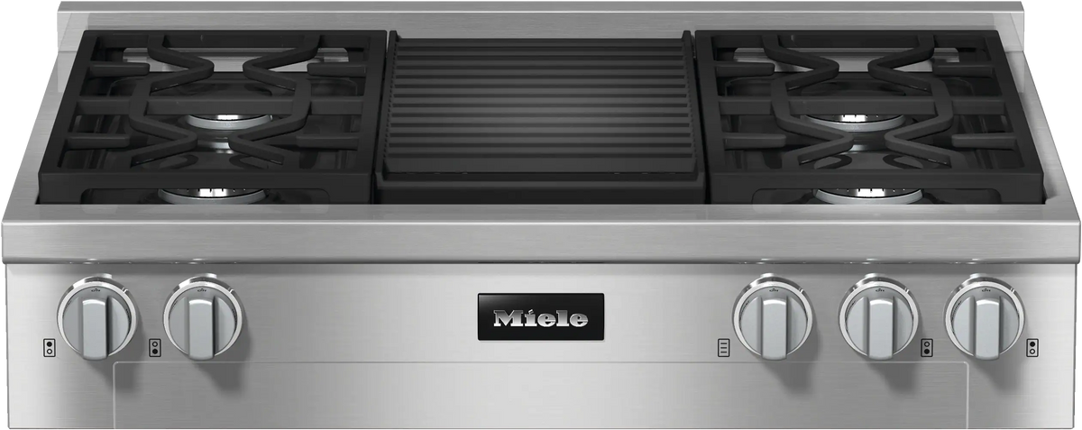 Miele 36-inch Range Top KMR 1135-3 G GR EDST/CLST