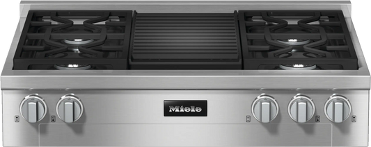 Miele 36-inch Range Top KMR 1135-3 G GR EDST/CLST