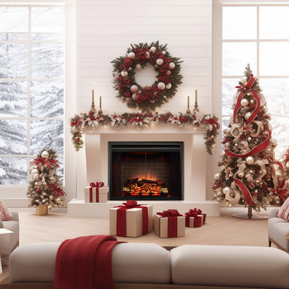 PuraFlame Klaus 33" Electric Fireplace Insert