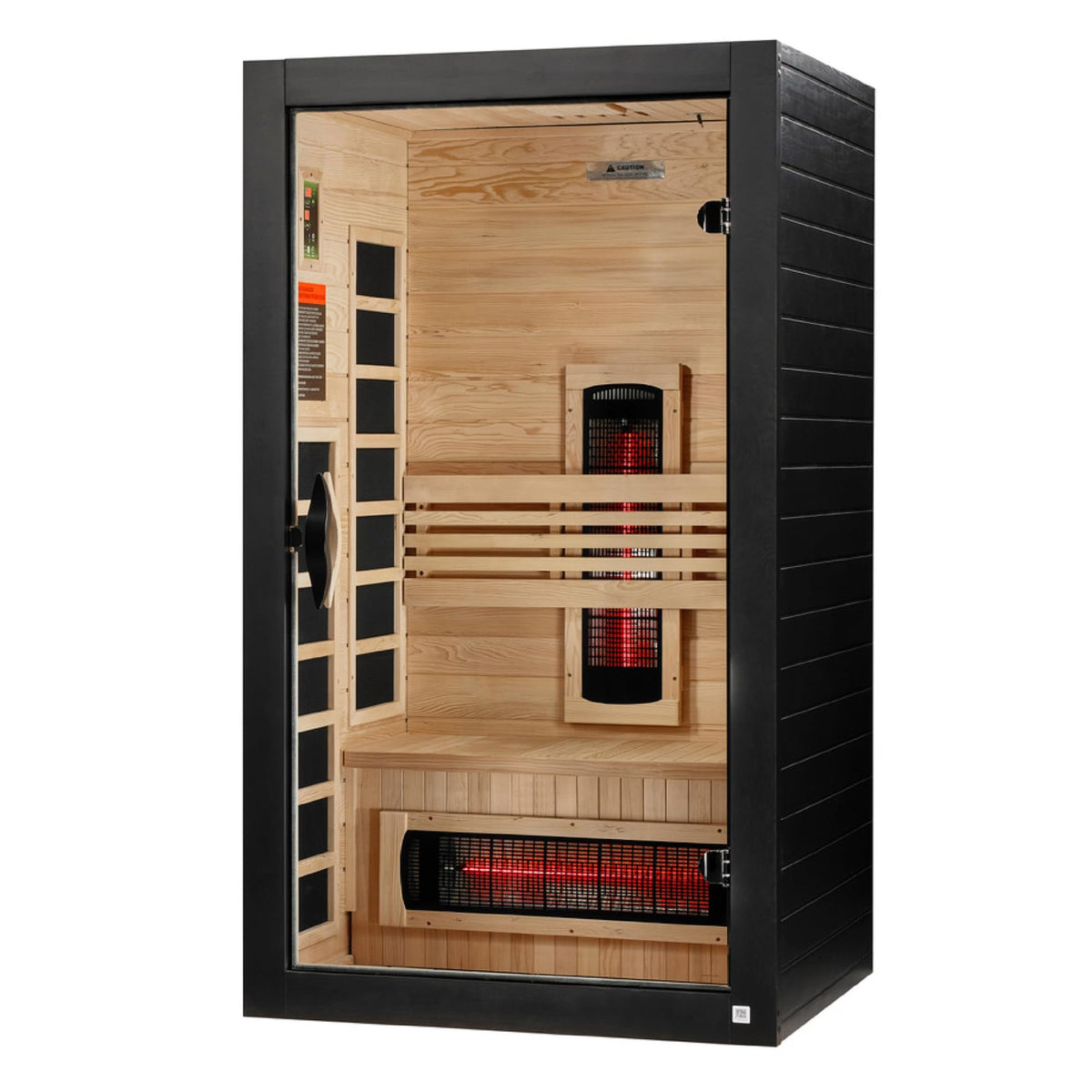 DYNAMIC SAUNAS Santorini Full Spectrum Infrared Sauna w/Red Light Therapy