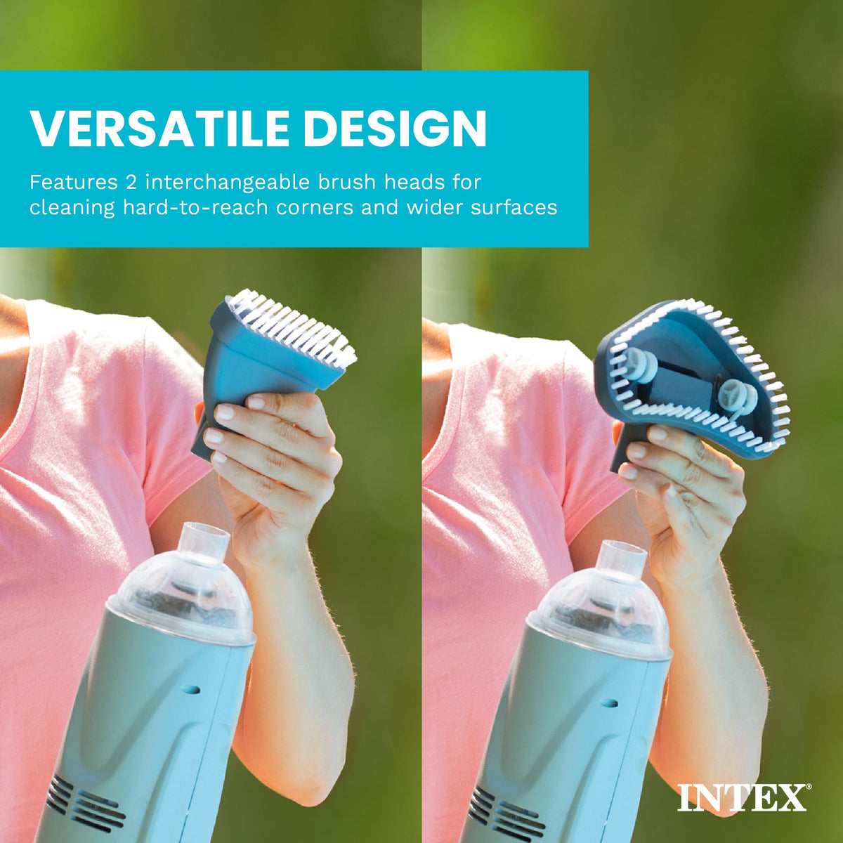 INTEX Rechargeable Handheld Pool Vacuum Cleaner for Pools & Spas