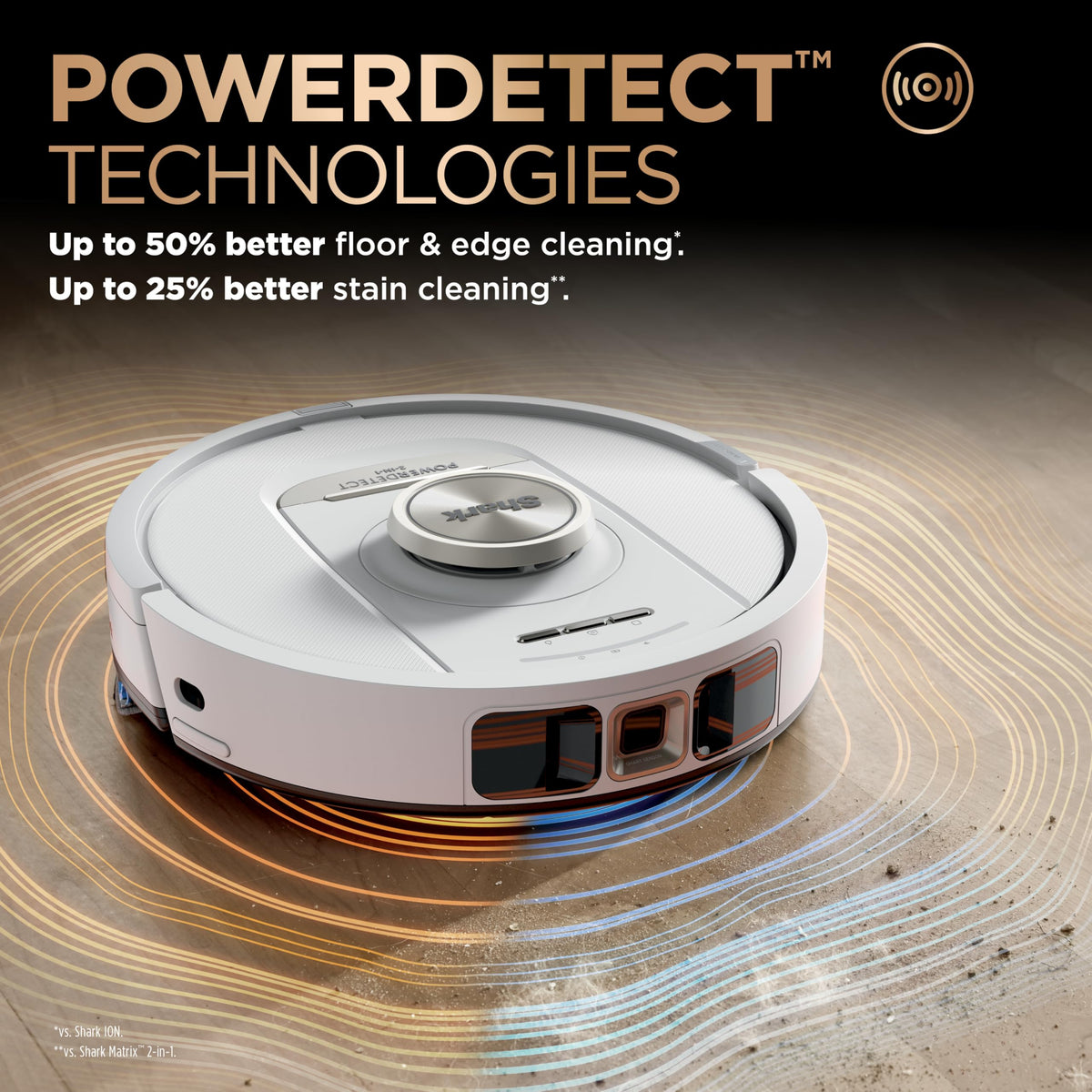 Shark PowerDetect Robot Vacuum & Mop Combo, 60-Day Self-Empty, AV2810ZEWH