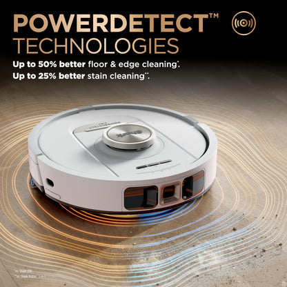 Shark PowerDetect Robot Vacuum & Mop Combo, 60-Day Self-Empty, AV2810ZEWH
