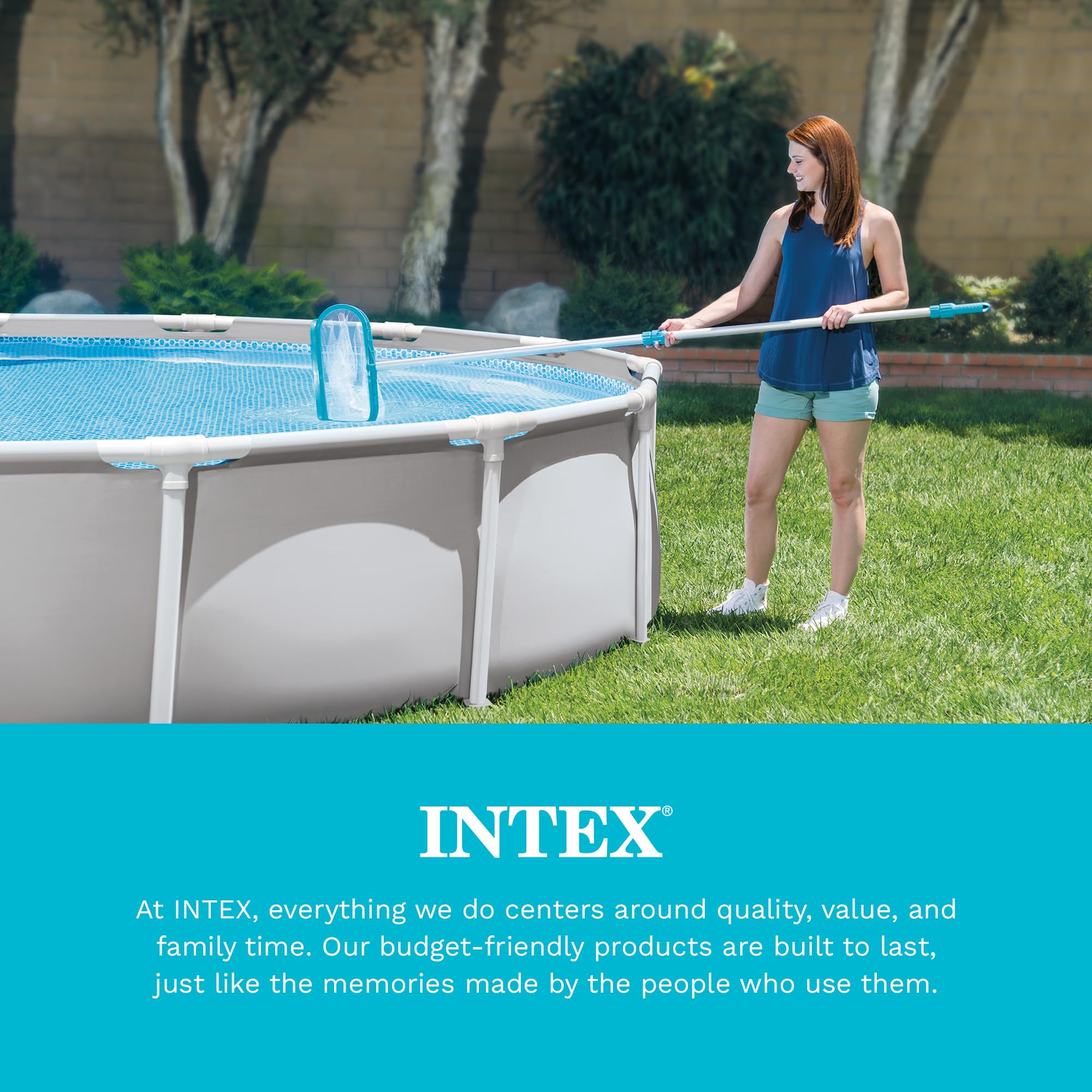 INTEX Deluxe Above Ground Pool Maintenance Kit with Vacuum