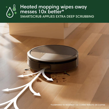 iRobot Roomba 705X Robot Vacuum & Mop Combo, 175x More Suction, Extending Self-Cleaning Roller Mop, Multifunction Dock, 75 Day Self-Emptying, Hot Wash/Dry, AI Obstacle Avoidance, Ideal for Pet Hair