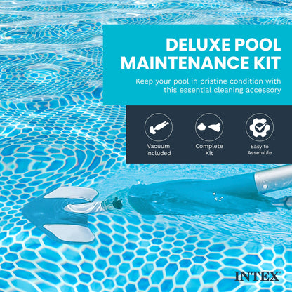 Deluxe Above Ground Pool Maintenance Kit with Vacuum