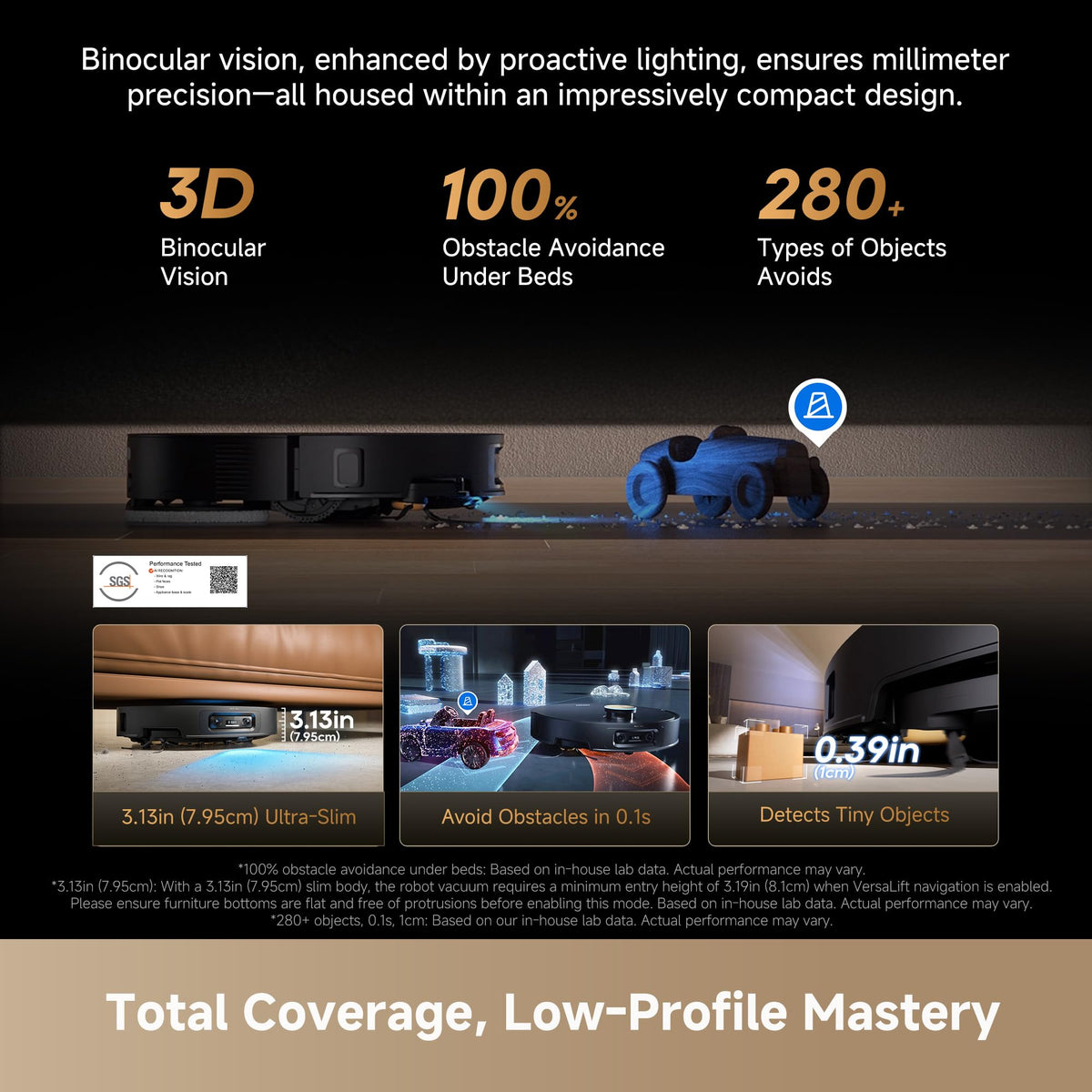 dreame X60 Max Ultra Complete Robot Vacuum and Mop, Dual Al Cameras
