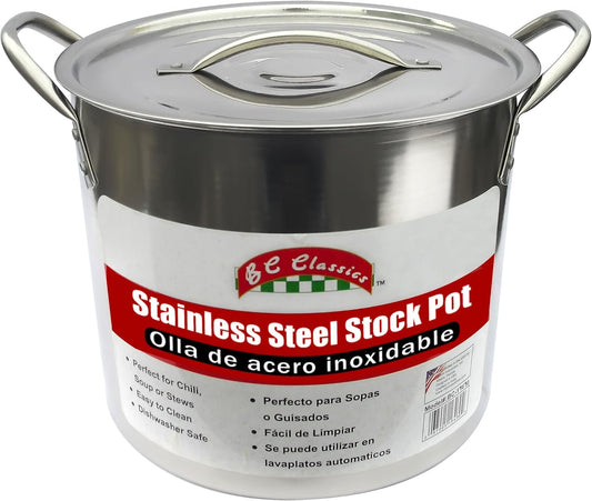 Bene casa Stainless Steel Stock Pot, 20-Quart BC-17670