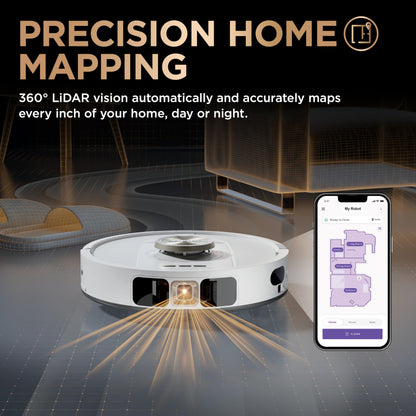 Shark PowerDetect Robot Vacuum & Mop Combo, 60-Day Self-Empty, AV2810ZEWH