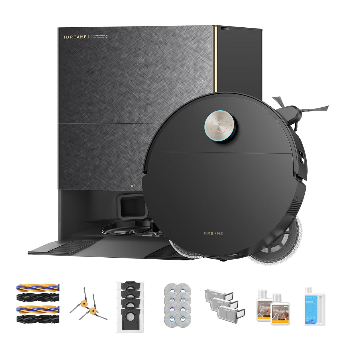 dreame X60 Max Ultra Complete Robot Vacuum and Mop, Dual Al Cameras
