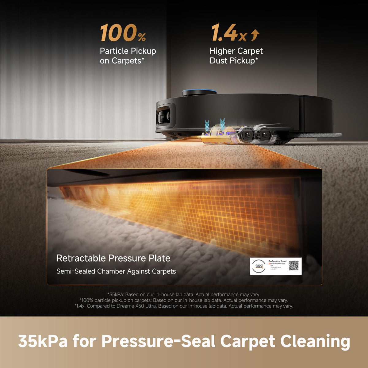 dreame X60 Max Ultra Complete Robot Vacuum and Mop, Dual Al Cameras