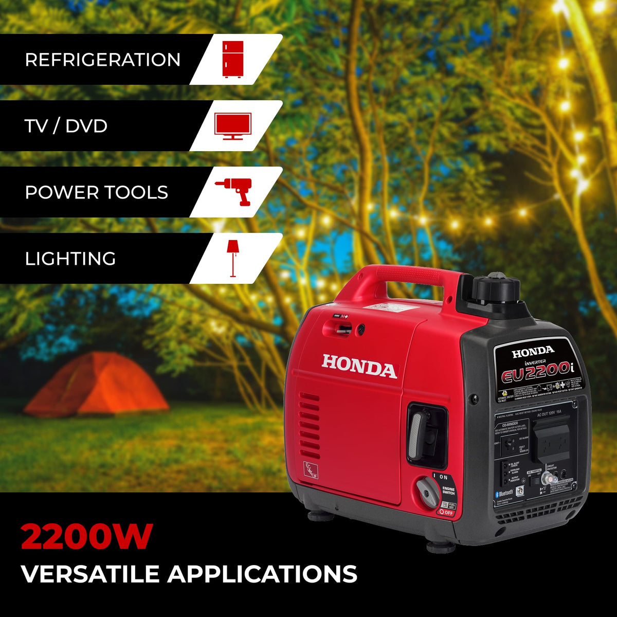 Honda EU2200i 2200 Watt Inverter Generator (EU2200ITAN)