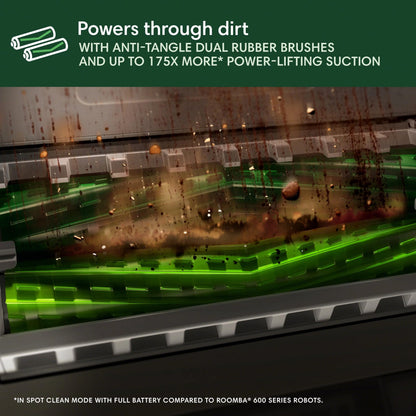 iRobot Roomba 705X Robot Vacuum & Mop Combo, 175x More Suction, Extending Self-Cleaning Roller Mop, Multifunction Dock, 75 Day Self-Emptying, Hot Wash/Dry, AI Obstacle Avoidance, Ideal for Pet Hair