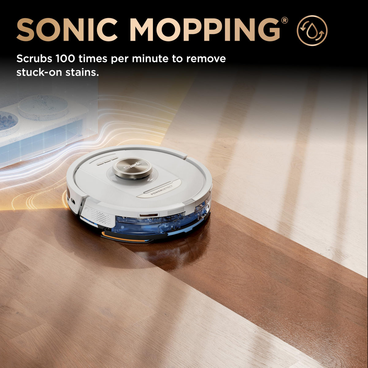 Shark PowerDetect Robot Vacuum & Mop Combo, 60-Day Self-Empty, AV2810ZEWH