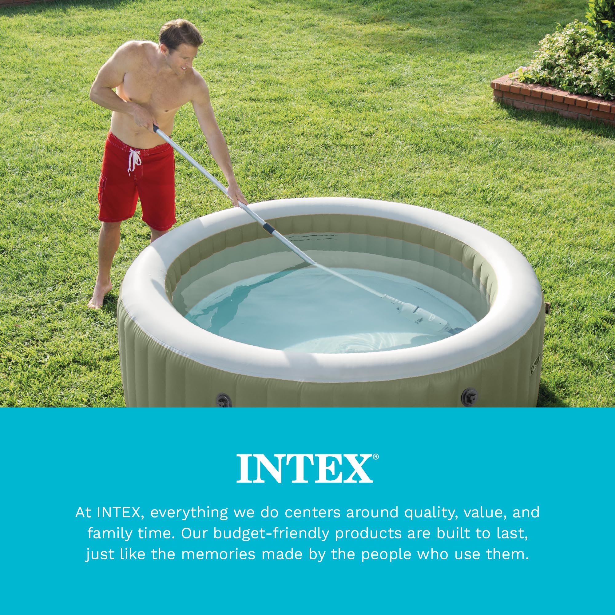 INTEX Rechargeable Handheld Pool Vacuum Cleaner for Pools & Spas