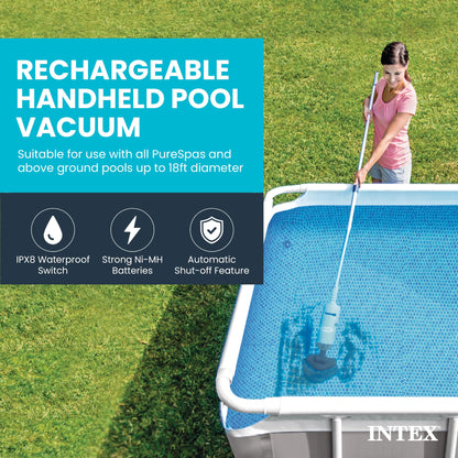 Rechargeable Handheld Pool Vacuum Cleaner for Pools & Spas