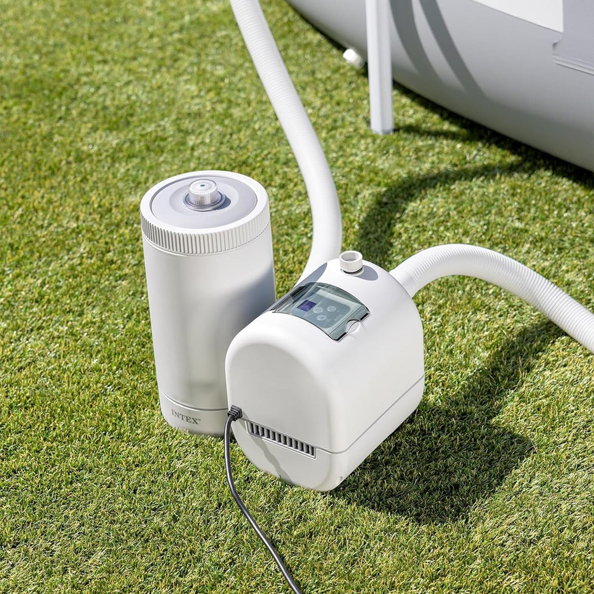 INTEX Krystal Clear 2,500 GPH Cartridge Filter Pump for Above Ground Pools