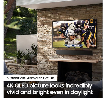 SAMSUNG 75-inch Class QLED 4K LST7T The Terrace Partial Sun Outdoor, Direct Full Array 16x, Quantum HDR 32x, Weatherproof, Wide Viewing Angle Smart TV w/ Alexa Built-in QN75LST7TAFXZA