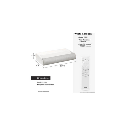 Samsung The Premiere LPU7D 4K ultra short throw laser streaming home theater projector SP-LPU7DSAXXZA SP-LPU7DS