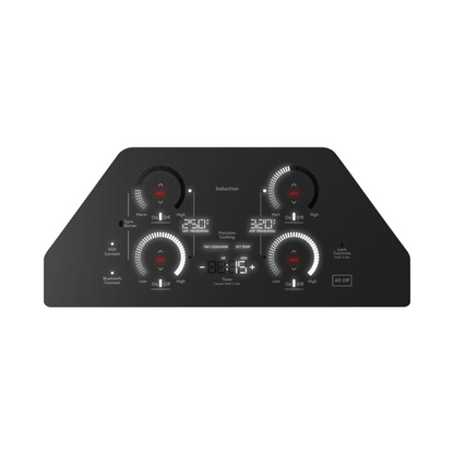 Cafe CHP90301TBB 30 Inch Induction Smart Cooktop with 4 Elements