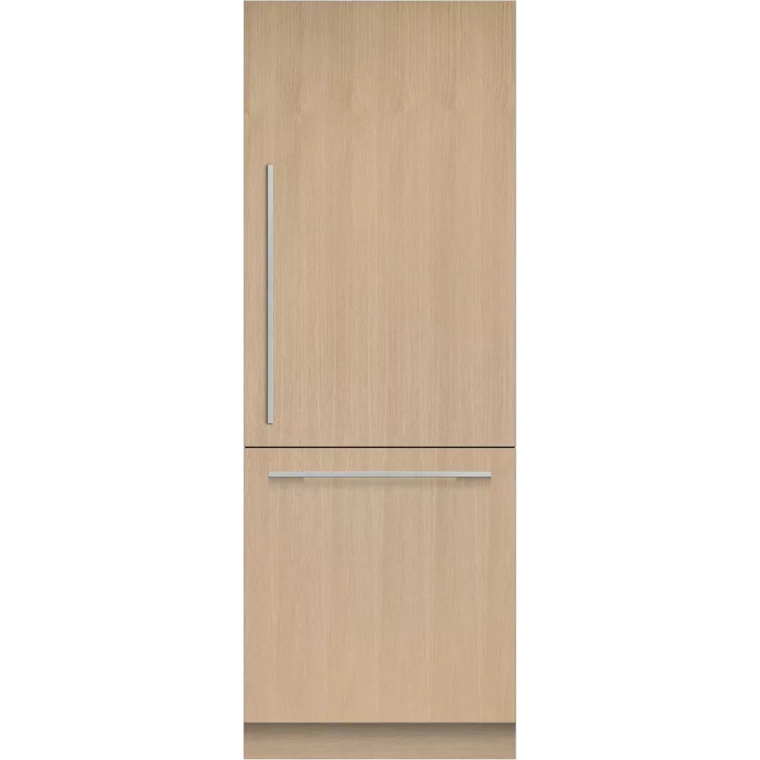 Fisher & Paykel Series 9 RS3084WRU1 30 Inch Integrated Panel Ready Bottom Freezer Refrigerator with Frost Free Freezer, Sabbath Mode, Humidity-Controlled System, Inverter Controlled Compressor, Water Dispenser, Ice Maker: Right Hinge
