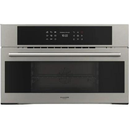 Fulgor Milano 700 Series F7DSCO30S1 30 Inch Single Steam Electric Wall Oven with 1.2 Cu. Ft. Capacity, Steam Self-Cleaning, 12 Cooking Functions, Creactive Touch Control, Cool Touch Door, Interior Lighting, Meat Probe, and Removable Water Tank