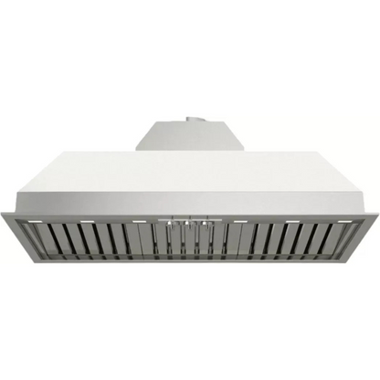 48 Inch Under Cabinet Range Hood with 4 + 4-Speed/1000 CFM Blower, Heavy-Duty Knob Controls, LED Lighting, Baffle Filters, 75 dB Sound Level, Dual Fan Motors, Convertible Venting System, and AISI 430 Scotch Brite Stainless Steel