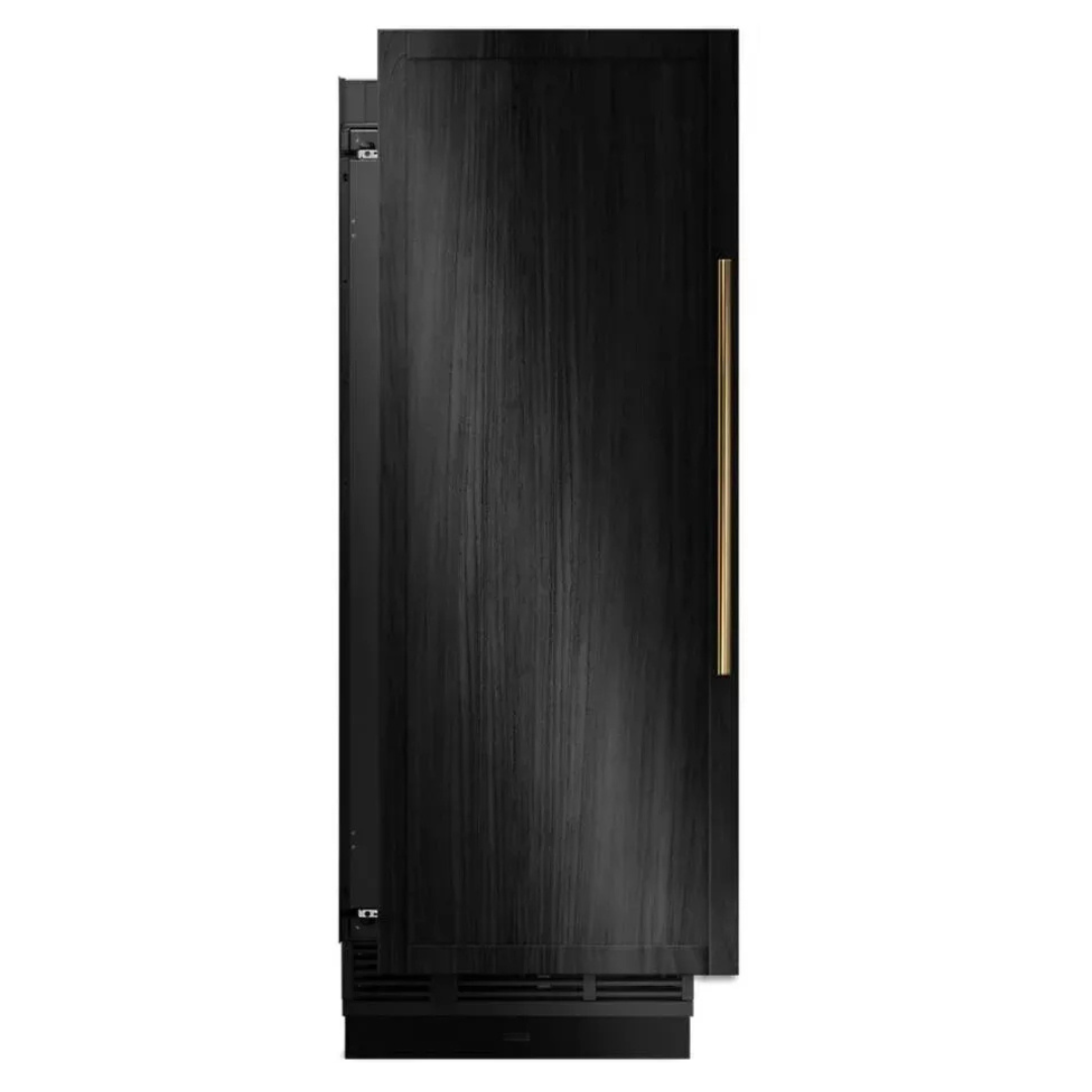 JennAir JBZFL30IGX 30 Inch Panel Ready Built-In Smart Freezer Column with 17 Cu. Ft. Capacity, Amazon Alexa, Google Assistant, Prism Ice Maker, Vacation Mode, Ecliptic Lighting, Sabbath Mode, and ENERGY STAR® Certified: Left Hinge - Panel Ready