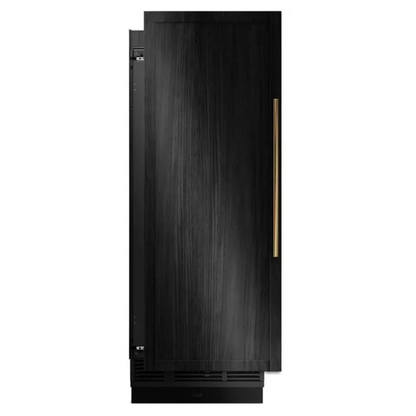 JennAir JBZFL30IGX 30 Inch Panel Ready Built-In Smart Freezer Column with 17 Cu. Ft. Capacity, Amazon Alexa, Google Assistant, Prism Ice Maker, Vacation Mode, Ecliptic Lighting, Sabbath Mode, and ENERGY STAR® Certified: Left Hinge - Panel Ready