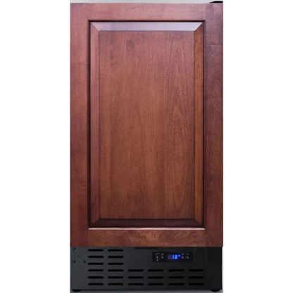 Summit SCFF1842IF 18 Inch Undercounter Freezer with 2.7 cu. ft. Capacity, 4 Wire Shelves, Frost-Free Defrost, Digital Thermostat, and Door Lock: Panel Ready