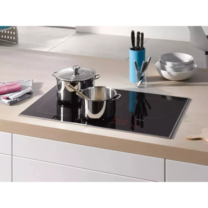 Miele KM6370 36 Inch Framed Induction Cooktop with 5 Cooking Zones, Twin Booster Function, PowerFlex Technology, Con@ctivity 2.0 Cooktop/Hood Communication and Direct Selection Plus Control