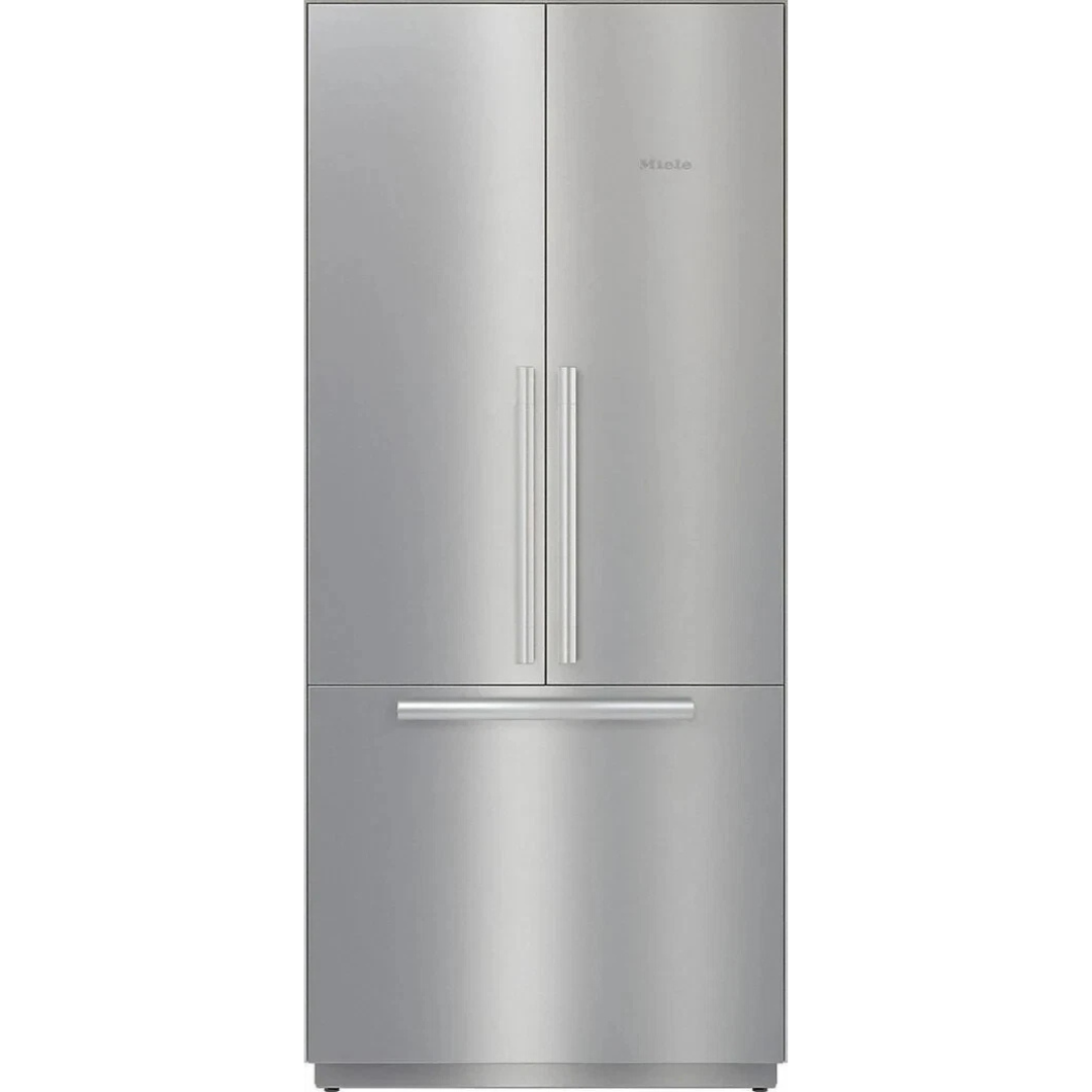 Miele MasterCool Series KF2982VI 36 Inch Smart Built-In French Door Refrigerator with WiFiConn@ct, Push2Open, IceMaker, MasterSensor, MasterFresh, DynaCool, DuplexCool Pro, NoFrost, BrilliantLight: Panel Ready (Panels Sold Separately)