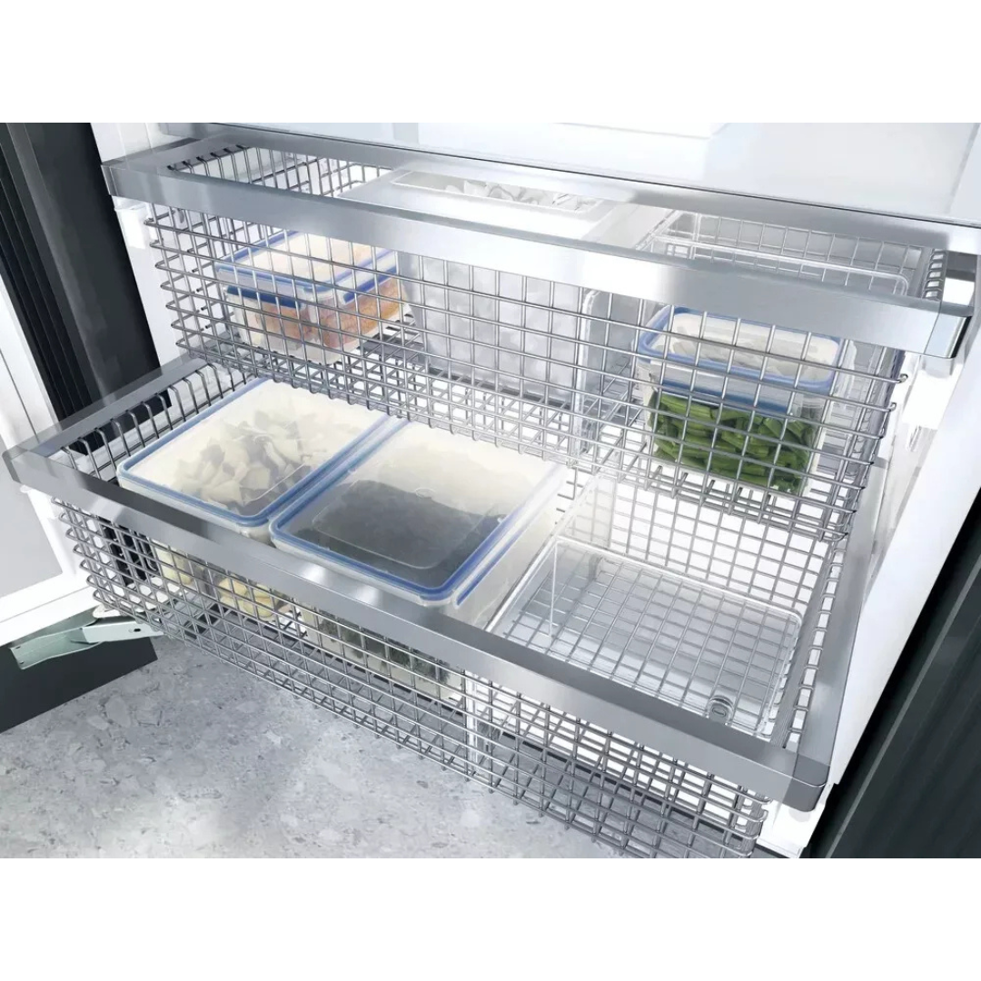 Miele MasterCool Series KF2982VI 36 Inch Smart Built-In French Door Refrigerator with WiFiConn@ct, Push2Open, IceMaker, MasterSensor, MasterFresh, DynaCool, DuplexCool Pro, NoFrost, BrilliantLight: Panel Ready (Panels Sold Separately)