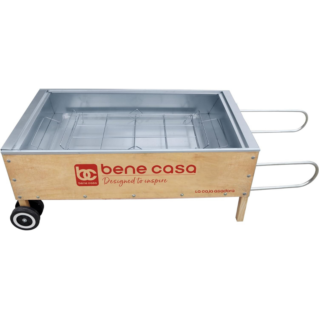 Bene Casa Caja Asadora Roasting Box, 70lb Capacity, Outdoor Roasting Box Portable