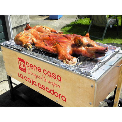 Bene Casa Caja Asadora Roasting Box, 70lb Capacity, Outdoor Roasting Box Portable