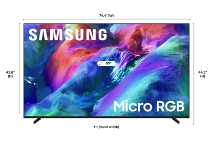 Samsung MRN85R85HAFXZA - 85" Class R85H Series Micro RGB 4K UHD SamsungVisionAI Smart Tizen TV MRN85R85HAFXZA