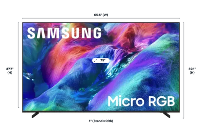 Samsung - 75" Class R85H Series Micro RGB 4K UHD SamsungVisionAI Smart Tizen TV MRN75R85HAFXZA