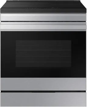 Samsung NSI6DG9500SR 30 Inch Smart Slide-In Induction Range with 4 Elements, 6.3 Cu. Ft. Oven Capacity, Oven Camera, Air Fry, Convection+, Ambient Edge Lighting™, Self & Steam Clean, Sabbath Mode, ADA Compliant and ENERGY STAR® Certified: Stainless Steel