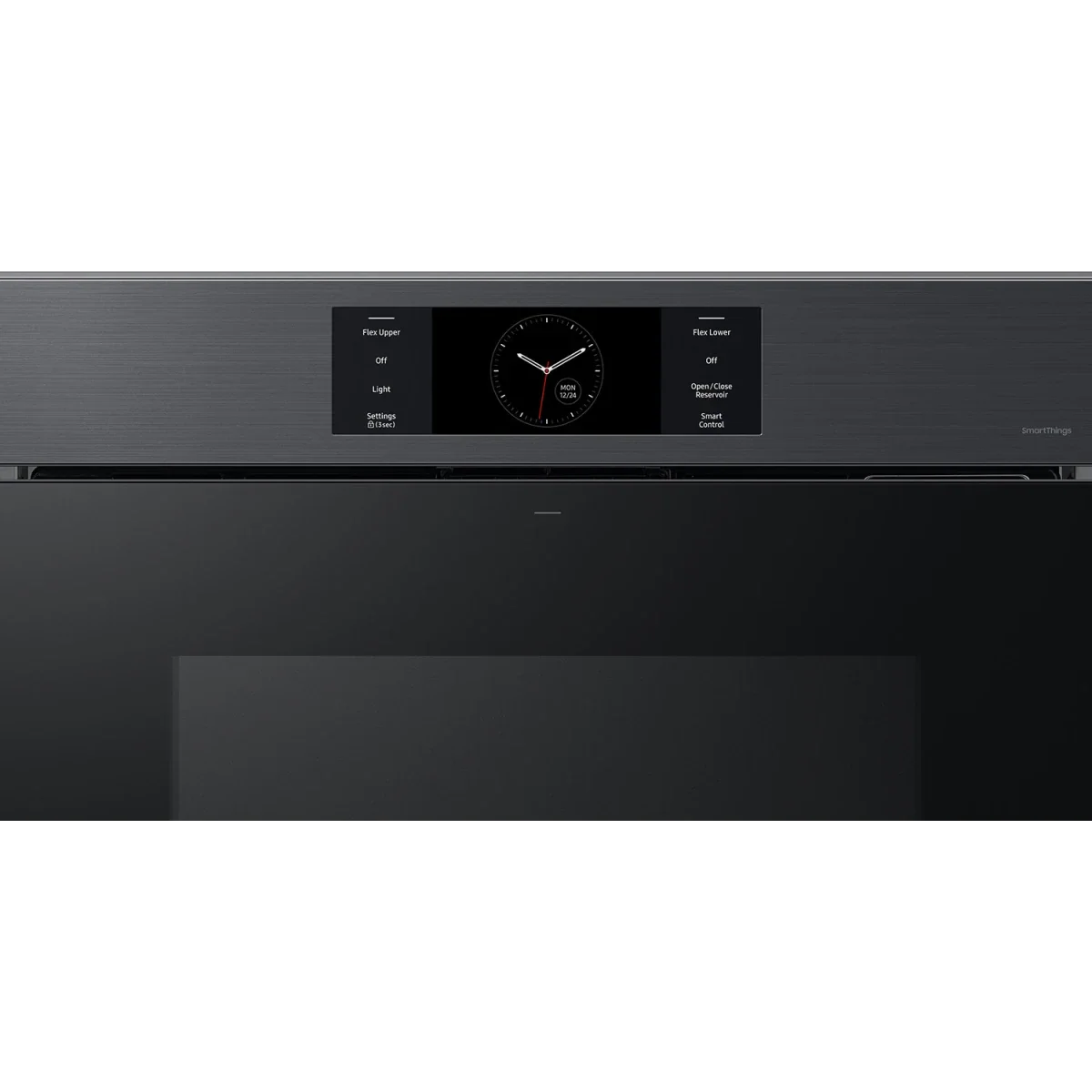 Samsung NV51CG700SMT 30 Inch Single Smart Electric Wall Oven with 5.1 Cu. Ft. Capacity, AI Pro Cooking™ Camera, Handle-Free Door Design, Flex Duo™, Air Fry, Probe, 7-Inch LCD Display, Steam Cook, Self-Clean and Sabbath Mode: Matte Black