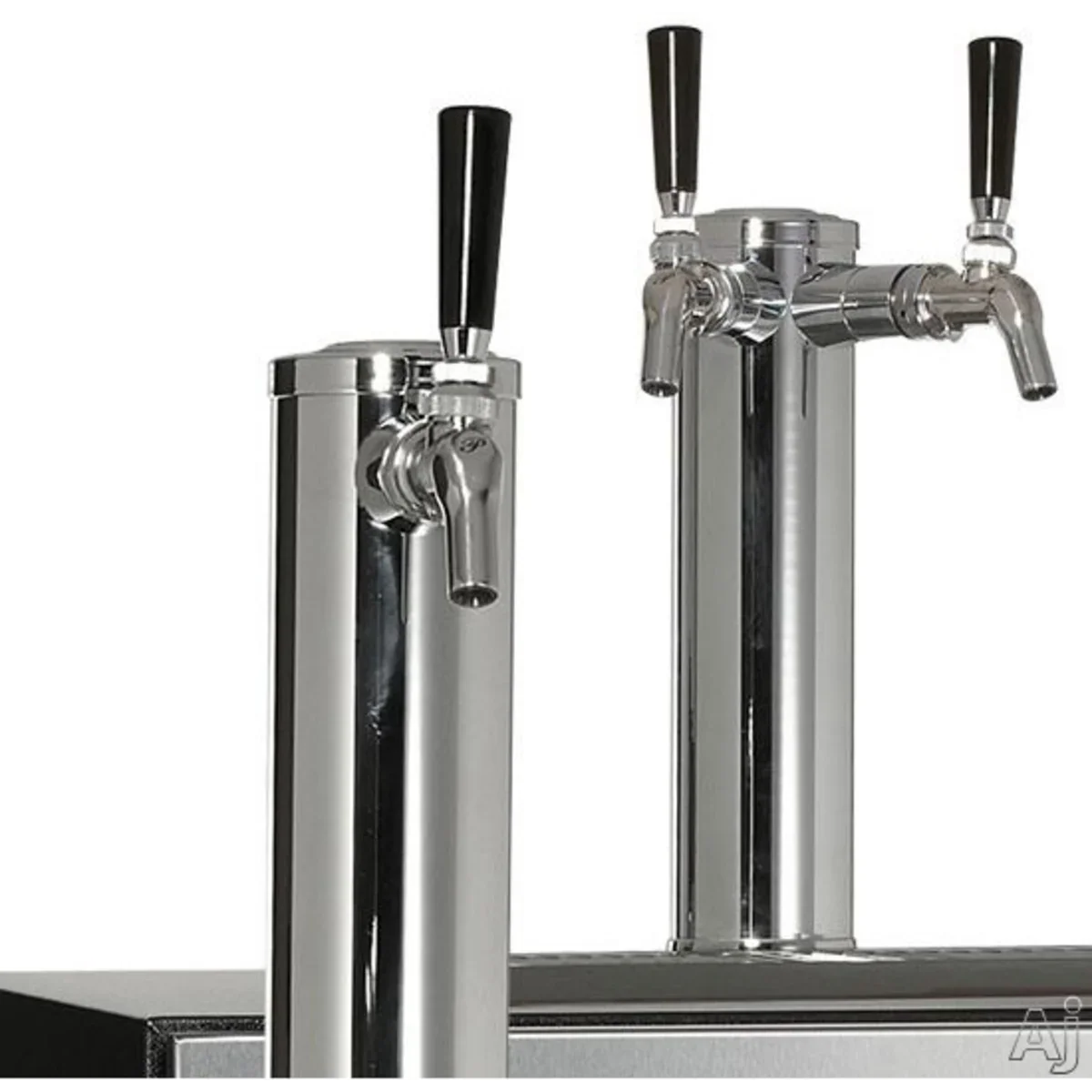 Perlick Signature Series HP24TS42R2 24 Inch Built-in Beer Dispenser with 1 Quarter-Barrel or 2 Sixth-Barrel Capacity, Variable Speed Compressor and Electronic Digital Temperature Control: Panel Ready