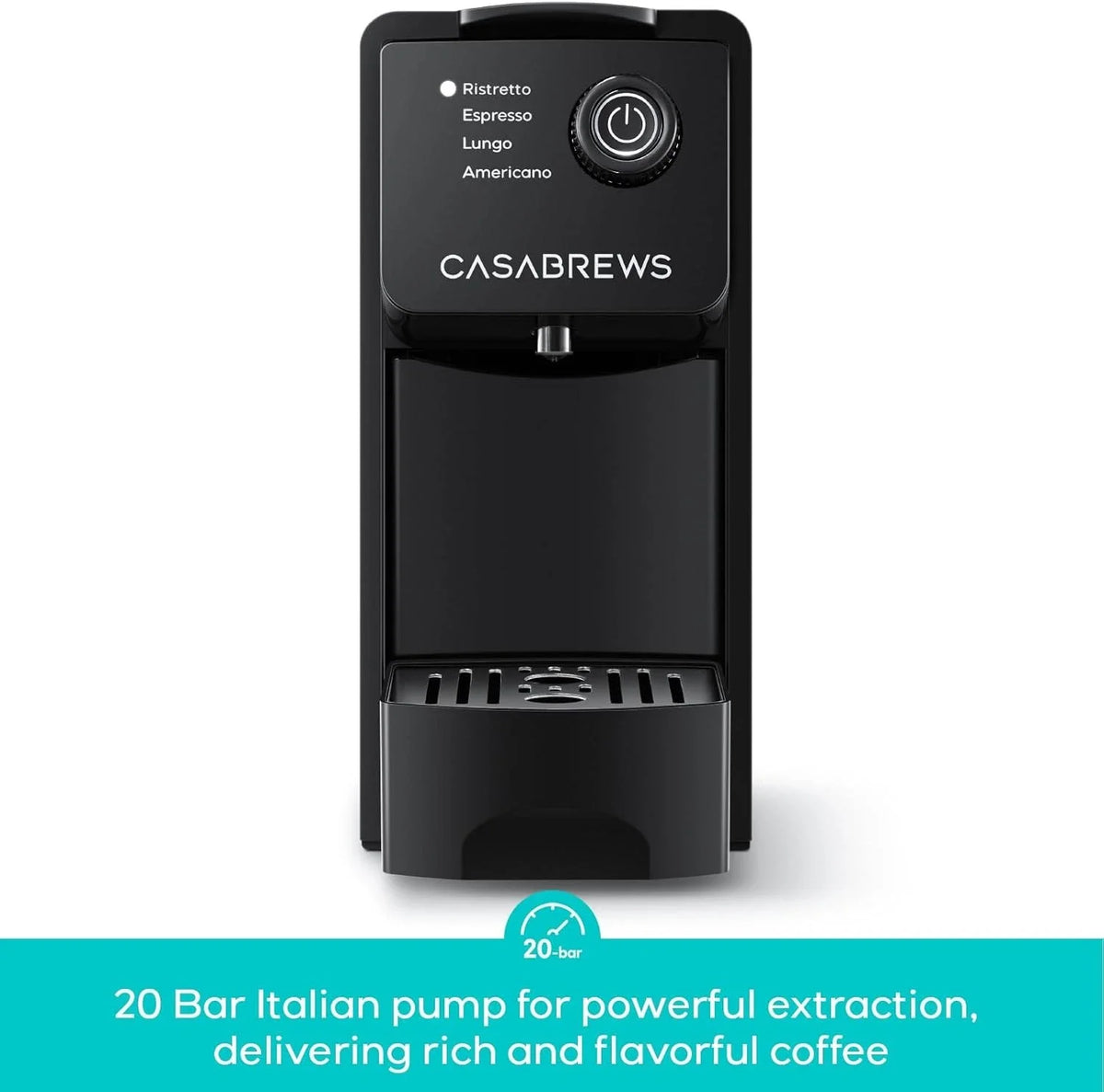 CM7036E Espresso Machine for Nespresso Original Pods, 20 Bar Compact Capsule