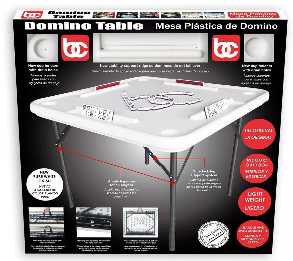 Bene casa Blow Mold Domino Game Table