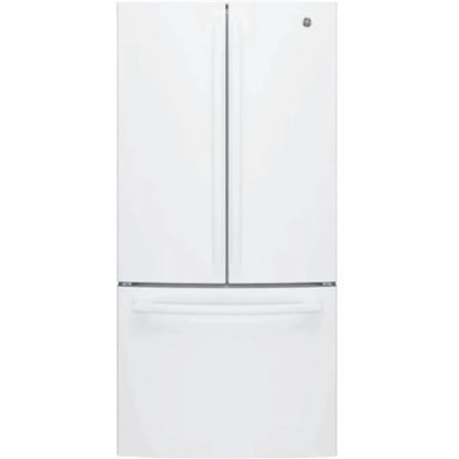 GE GWE19JGLWW 33" Counter Depth French Door Refrigerator 18.6 Cu Ft
