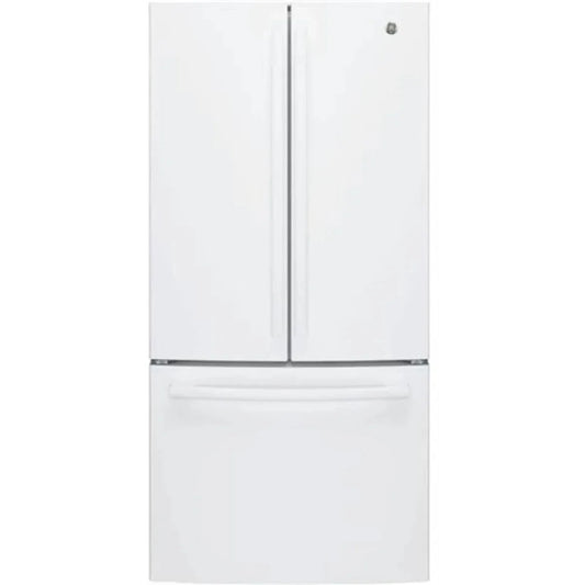 GE GWE19JGLWW 33" Counter Depth French Door Refrigerator 18.6 Cu Ft