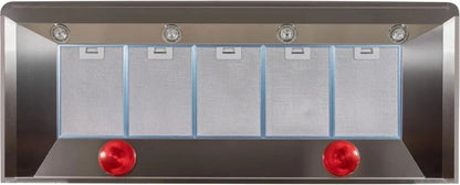 Ilve Majestic Collection UAM150SS 60 Inch Wall Mount Range Hood with 4-Speed/600
