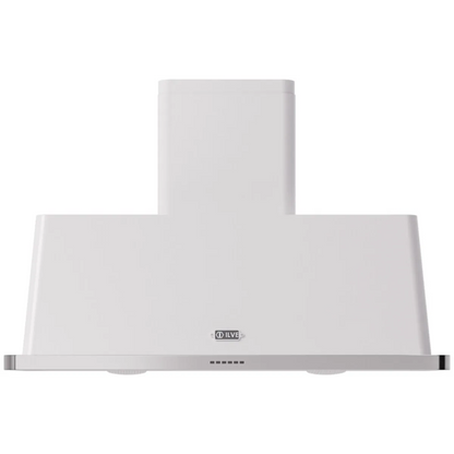 Ilve Majestic Collection UAM120WH 48 Inch Wall Mount Range Hood with 4-Speed/600 CFM Blower, Push Button Control, Halogen Lighting and Dishwasher-Safe Mesh Filter: White