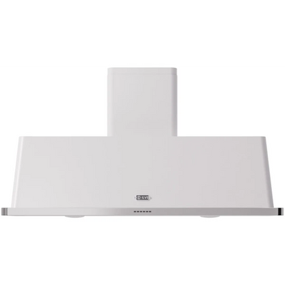 Ilve Majestic Collection UAM150WH 60 Inch Wall Mount Range Hood with 4-Speed/600 CFM Blower, Push Button Control, Halogen Lighting, and Dishwasher-Safe Mesh Filter: White
