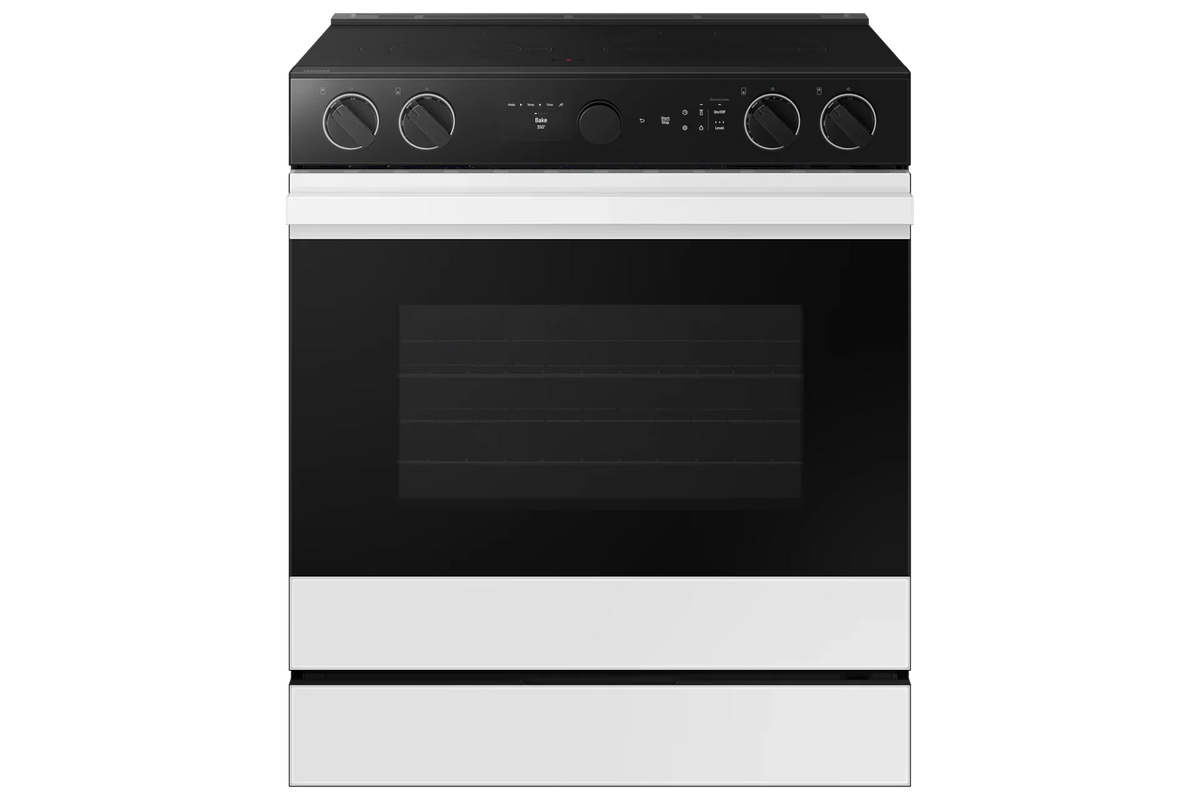 Samsung Bespoke Slide-in Electric Range Illuminated Precision Knobs NSE6DB870012AA